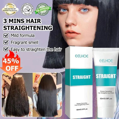 💥Köp 2 få 1 gratis Silk och keratinbehandling Hårrätningskräm