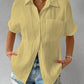 Klassisk, avslappnad skjorta med knappar - mjuk och bekväm(50 % OFF)