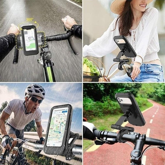 🔥Sista dagens kampanj 49%OFF🔥Vattentät telefonhållare för cykel och motorcykel