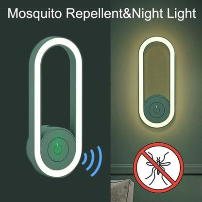 2024 Hot Sale-Frekvenskonvertering Ultrasonic Mosquito Killer med LED-sömnljus