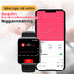 [Hjärtfrekvens- och blodtrycksmätning under hela dagen] Fashionabla smartklocka med Bluetooth