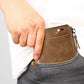 49% RABATT Plånbok med dragkedja i äkta läder för män (RFID-skyddad)